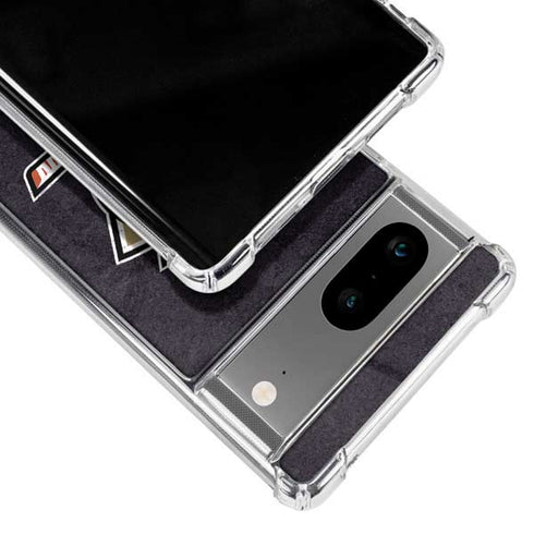 NHL Anaheim Ducks Distressed Google Pixel 8 Clear Case